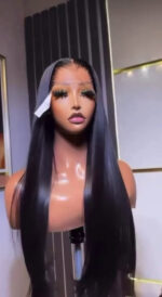 Premium Single Donor Vietnam Bone Straight Wig – 13x4 Frontal | 300g - Image 3