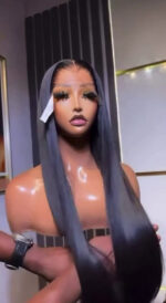 Premium Single Donor Vietnam Bone Straight Wig – 13x4 Frontal | 300g - Image 2