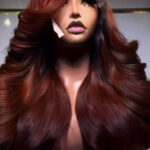 Mahogany Brown Bounce Wig – 22” | 300g | 5x5 Closure