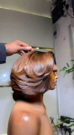 Cinnamon Copper Bob Bounce Wig – 10” | 200g | 5x5 Closure - Image 3