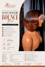 Cinnamon Copper Bob Bounce Wig – 10” | 200g | 5x5 Closure - Image 2