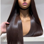 Donor hair  bone straight 18“ 5by5 200g