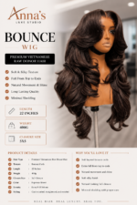 Espresso Brown Bounce Wig – 22” | 400g | 5x5 Closure - Image 2