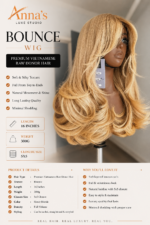 Honey Blonde Bounce Wig – 16” | 300g | 5x5 Closure - Image 2