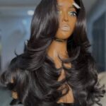 Natural Black Bounce Wig – 22” | 400g | 5x5 Closure