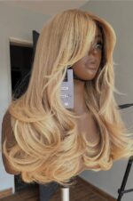 Honey Blonde Bounce Wig – 16” | 300g | 5x5 Closure