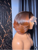 Cinnamon Copper Bob Bounce Wig – 10” | 200g | 5x5 Closure