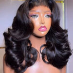 Natural Black Layered Bounce – 16” | 300g | 13x4 Frontal