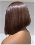 Brown C1 Premium Single donor vietnamese bob wig | 13by4 Frontal - Image 2