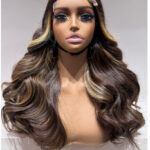 Mocha Blonde Dimension Bounce Curls – Premium Single Donor Vietnamese Hair | 5x5 Closure | 18"
