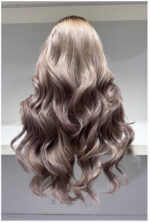 Smoky Ash Blonde Bounce Curls – Premium Single Donor Vietnamese Hair | 5x5 Closure | 20" - Image 2